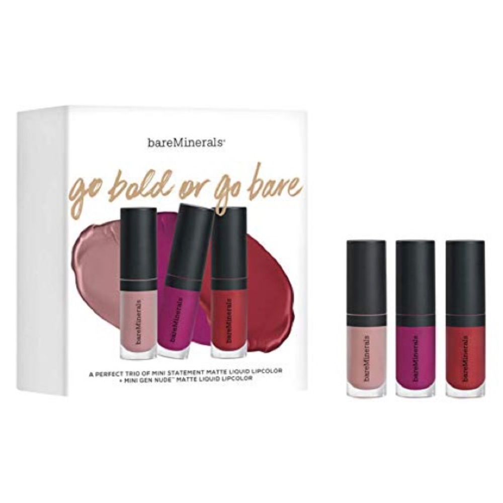 Bare Minerals Go Bold or Go Bare Lip Trio